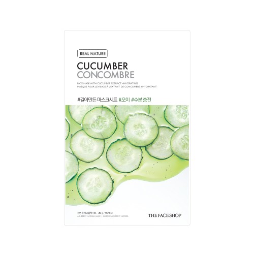 Real Nature Face Mask  Cucumber